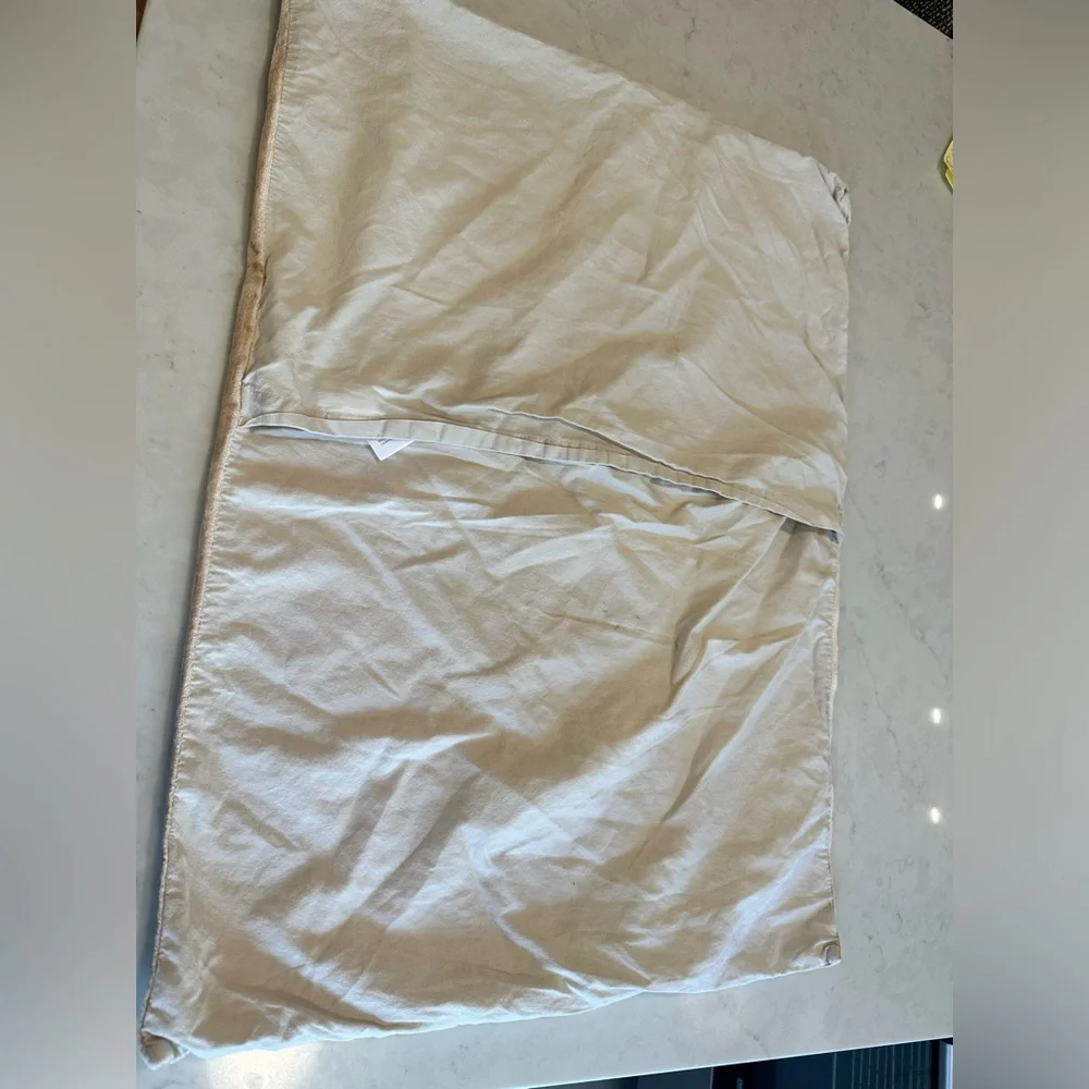 West Elm Gold/camel velvet pillow cover